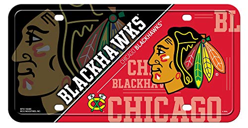 Rico Industries NHL Hockey Chicago Blackhawks Split Metal Tag