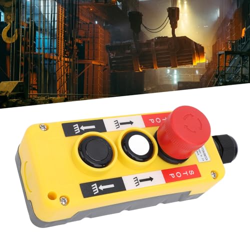 Commande à distance pour grue et robotique IP68 avec bouton arrêt d'urgence