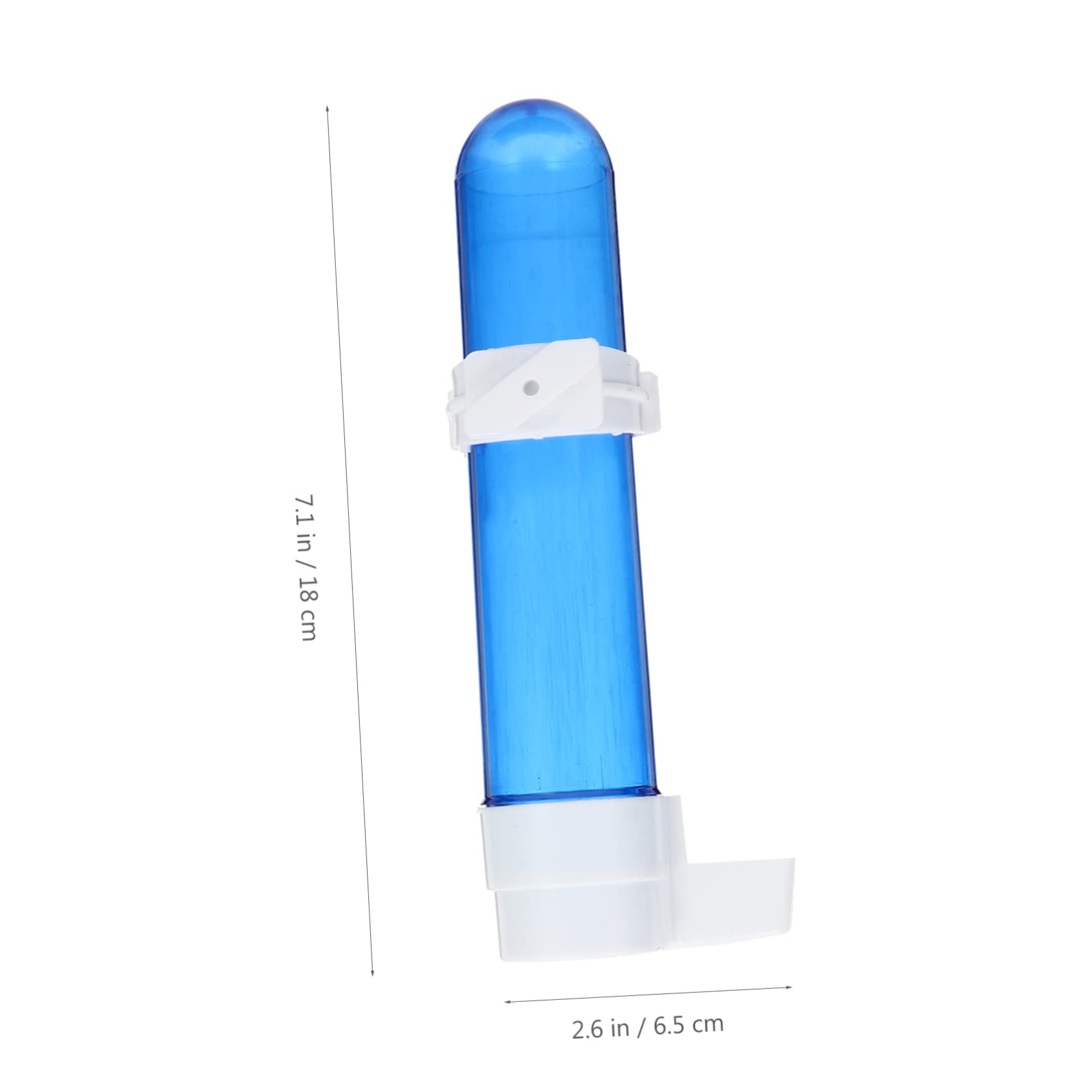 12pezzi Abbeveratoio Automatico Per Uccelli Plastica Distributore Per Pappagalli Facile Da Installare e Sicuro Da Bottiglie Trasparenti Con Base Bottiglie Con Base Bianca