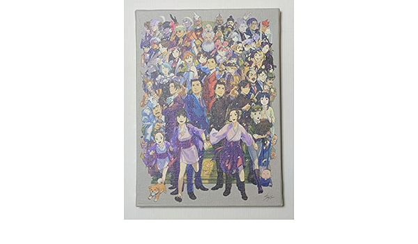 Amazon | 逆転裁判 20周年記念 キャンバスアート 集合絵 | アニメ