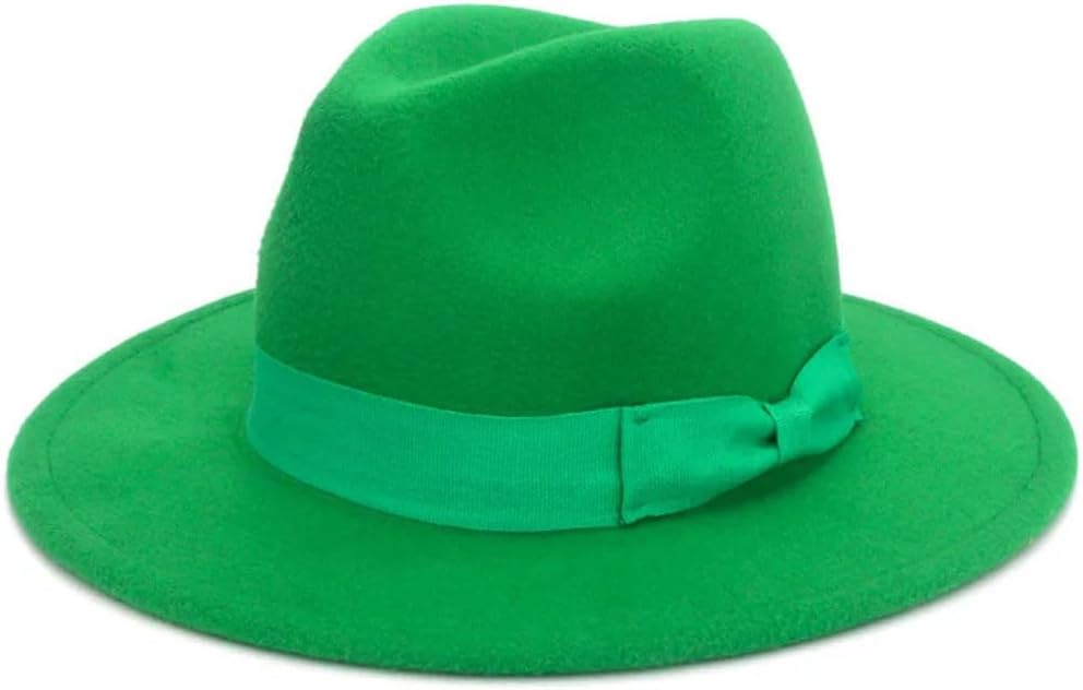 Unisex Fedora Hat Bowknot Woven Wide Band Hat Panama Felt Hat Jazz Hat Church Top Hat British Fedora Hat
