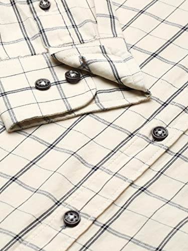 Image of Allen Cooper Checks Shirts for Men - 100% Cotton Comfort Fit Casual and Formal Shirt - Breathable, Soft, Classic Style (Multiple Colors)