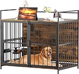 GOWE Dog Crate Furniture-Style Cages for Large Dogs Indoor Heavy Duty Super Sturdy 41