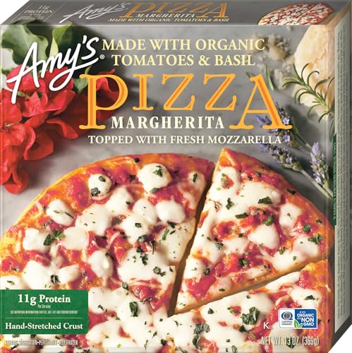 Amy's Margherita Pizza, Frozen Pizza, 13 Oz