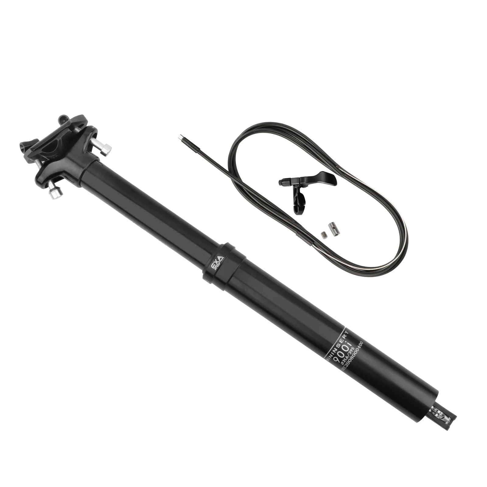 900i Sattelstütze Absenkbare 30,9/31,6mm Fahrrad Dropper Sattelstütze, MTB Hydraulische Teleskop Sattelstütze, Adjustable Seatpost Fahrradsattelstütze Höhenverstellbar