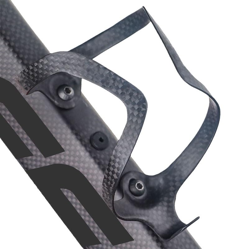 Portaborraccia Bici Portaborraccia Ultraleggero in Fibra di Carbonio 3k 13g±3g MTB/Road Bicycle Botellero Carbono Bike Bottle Holder Portaborraccia(3K Matte 2pcs)