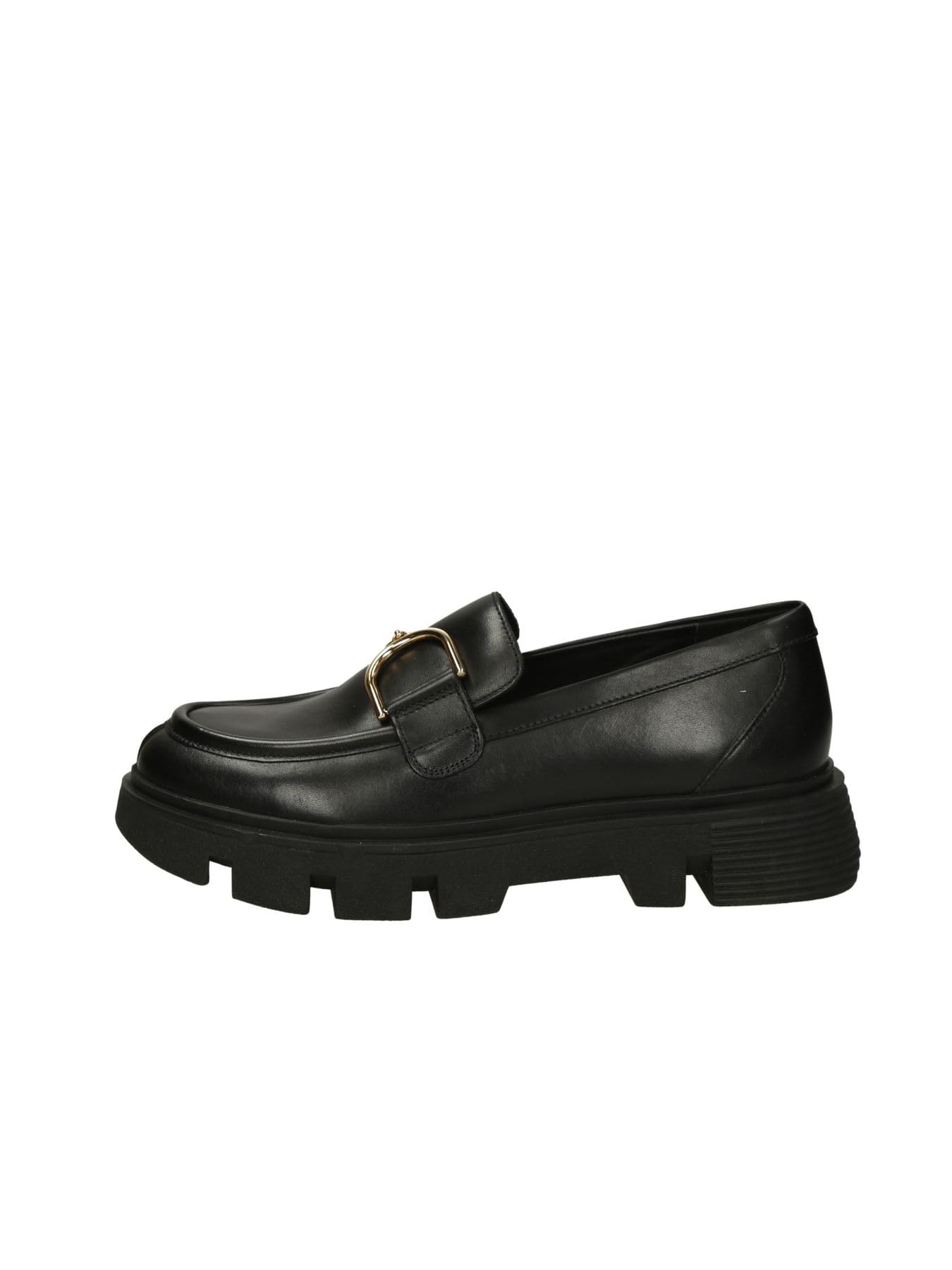 Geox Donna D Vilde H Moccasin, Nero, 39 Eu-image