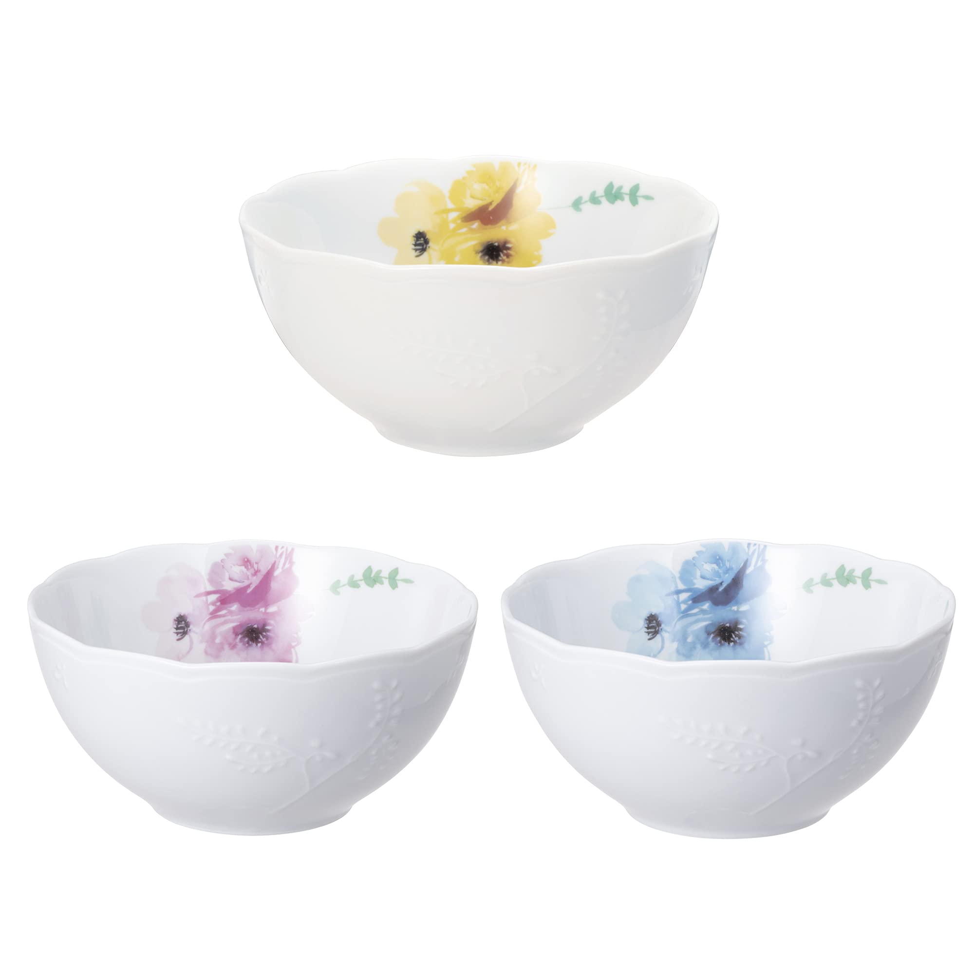 Narumi 花柄 磁器皿×15枚セット Amazon｜NARUMI(ナルミ) ボウル 皿 セット グランデフルール 花柄