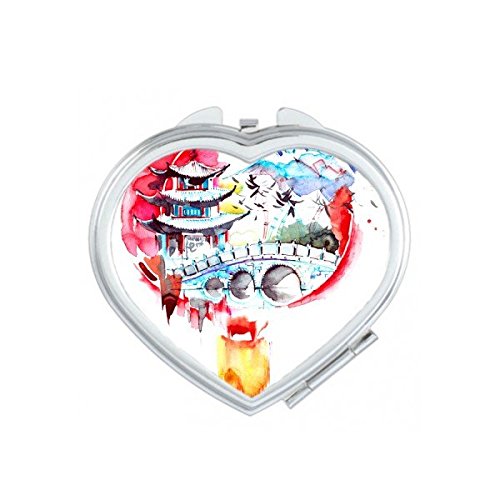 Petit cadeau portable miroir lanterne chinoise pour elle
