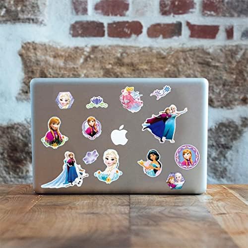 Frozen Stickers 160+ piece Frozen stickers for girls Waterproof Vinyl Reusable stickers Frozen Stickers for Fridge Laptop Water Bottle Luggage Guitar Decoration Patches for Kids, Perfect for Parties