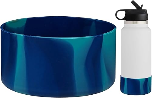Funda protectora de silicona para botella de agua de 32 onzas y 40 onzas para Hydro Flask, Simple Modern, Takeya, MIRA, Iron Flask y Yeti, sin BPA,
