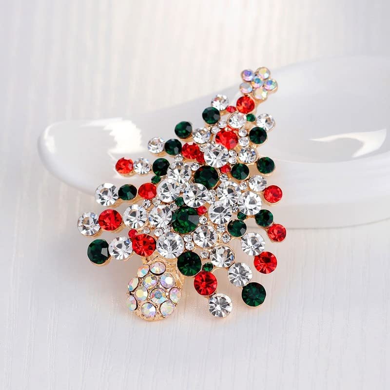 Broche de Noël strass et perles pour sublimer vos pulls de fête - 6
