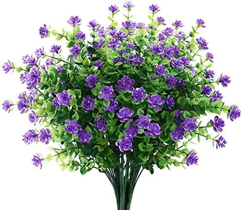 GREENRAIN Artificial Flowers Outdoor Fake Flowers for Decoration ...