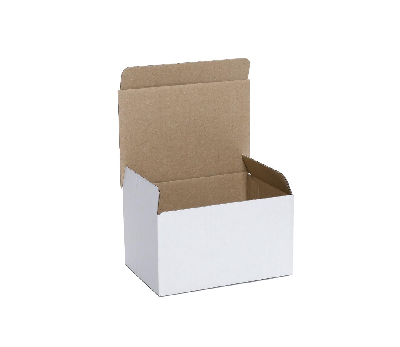 250 Stück Maxibriefkartons 250x150x100 mm Innenmaß Geschenkbox Kleiderbox 1-Wellig Fefco 426 WEISS NEU