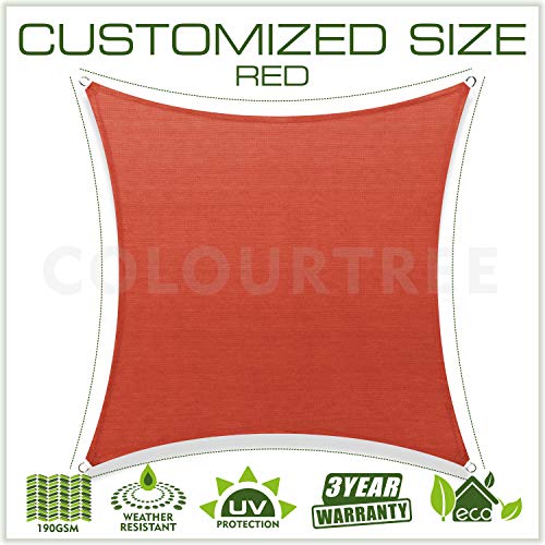 ColourTree Customized Size Order to Make Sun Shade Sail Canopy Mesh Fabric UV