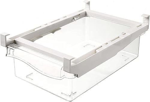 Miniatura 1 de Contenedor extraíble para refrigerador, cajón a presión, caja de almacenamiento para refrigerador, cajones/estante, organizador para el hogar para