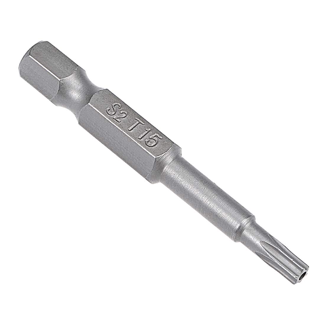 uxcell 8 Pcs T15 Magnetic Torx Screwdriver Bits, 1/4 Inch