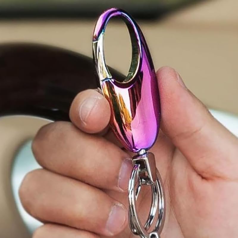 Car Keychain Keyring Accessories, for Mitsubishi Key Chain Logo Pattern Car Accessories, Car Logo Car Keyring Replacement for Car,E-Blue