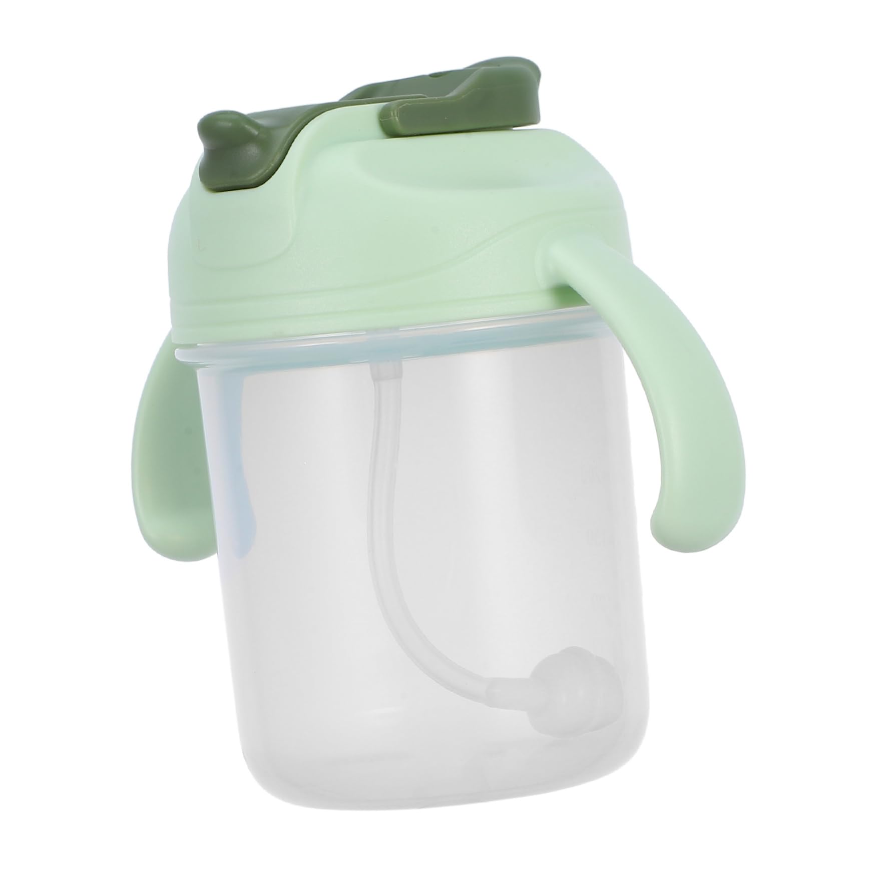 5piezas Taza Antiderrame Con Pajita Para Mayores Vaso De Agua Con Escala Para Cuidado De Ancianos y Pacientes Cama Diseño Prueba De Derrames