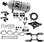 Nitrous Express - 4150 Dual Stage Billet Crossbar Nitrous Kit (50-300 & 100-500HP) w/10lb Bottle (66042-10)