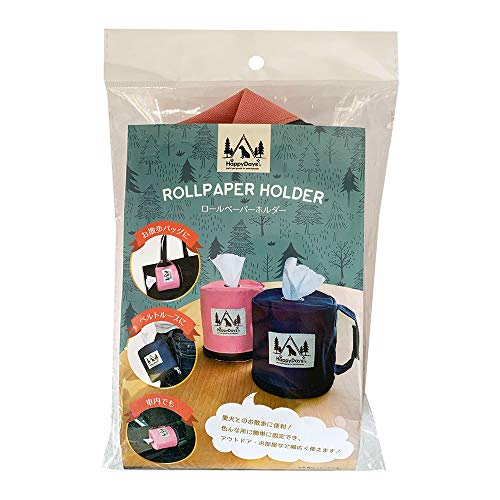 ペットプロ HappyDays ロールペーパーホルダー コーラルピンク