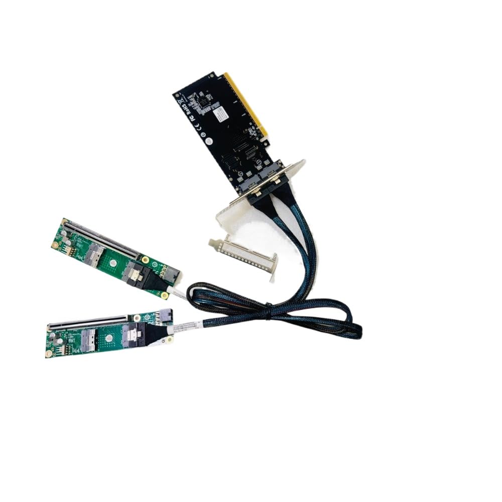 Externer PCI Express x16 4.0 auf SFF-8654 8I Slim SAS Adapter
