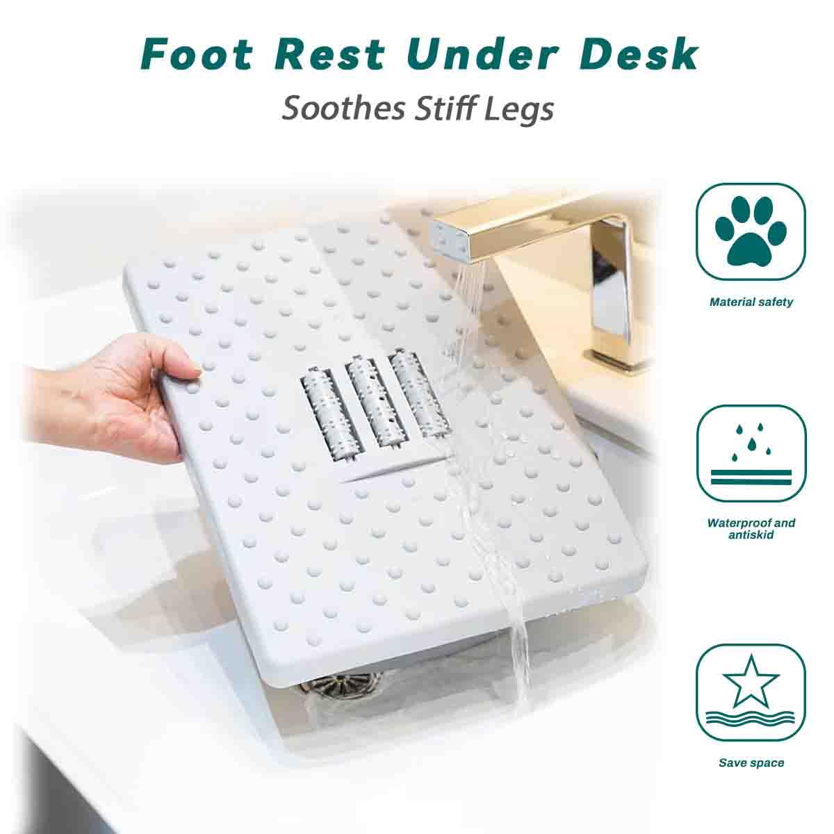 Under Desk Rocker Snapklik.com : Black Under Desk Rocking Foot Rest