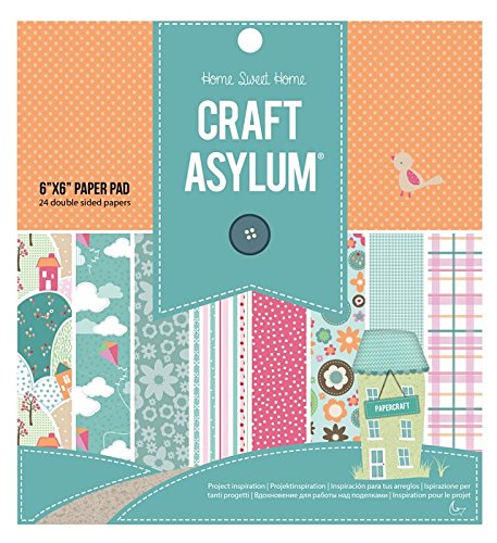 Craft Asylum - Blocco Appunti Home Sweet Home, 15
