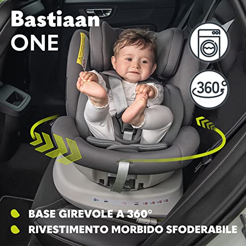 LIONELO Bastiaan One Seggiolino auto Girevole a