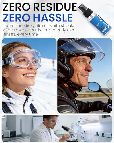 image for Generic Safe Anti Fog Spray for Swim Goggles, 2 Pack Quick and Long-La