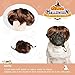 Pet Dog Costume Bobo Wig Pet Hat Synthetic Wig for Dogs Pet Headwear Halloween Christmas Party Decoration (Brown Bobo) General