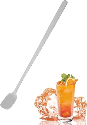 Miniatura 9 de Cuchara agitadora de velas, barra de mango largo de acero inoxidable, cuchara para mezclar, cuchara de café, cuchara de helado, cuchara de postre,