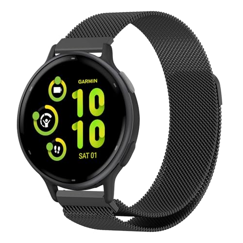 CeiLarv ���^���E�H�b�`�o���h Garmin Vivoactive 6/Vivoactive 5/Approach S44 S50/Forerunner 570 42mm/Forerunner 165/Amazfit Active 2�p�o���h �X�e��