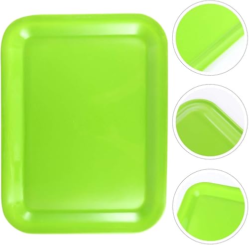 Miniatura 9 de Bandeja rectangular para servir aperitivo, plato de frutas, ensalada, filete, plato para servir platos para el hogar, restaurante, verde