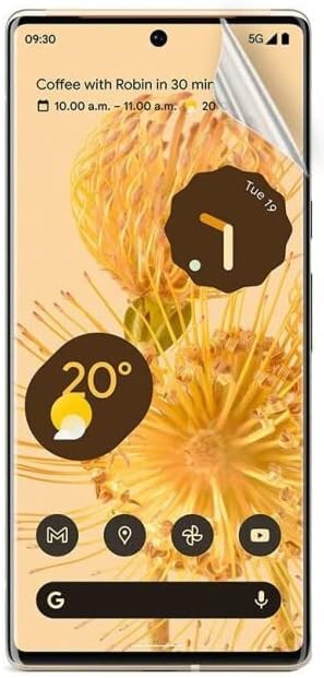 AACL Premium Tempered Glass Design for Google Pixel 6 Pro 5G Advanced Border Less Full Edge-To-Edge Protector UV Screen Protector and Easy Installation Kit-(Pack of 1)