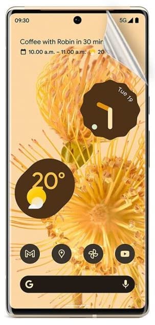 AACL Premium Tempered Glass Design for Google Pixel 6 Pro 5G Advanced Border Less Full Edge-To-Edge Protector UV Screen Protector and Easy Installation Kit-(Pack of 1)