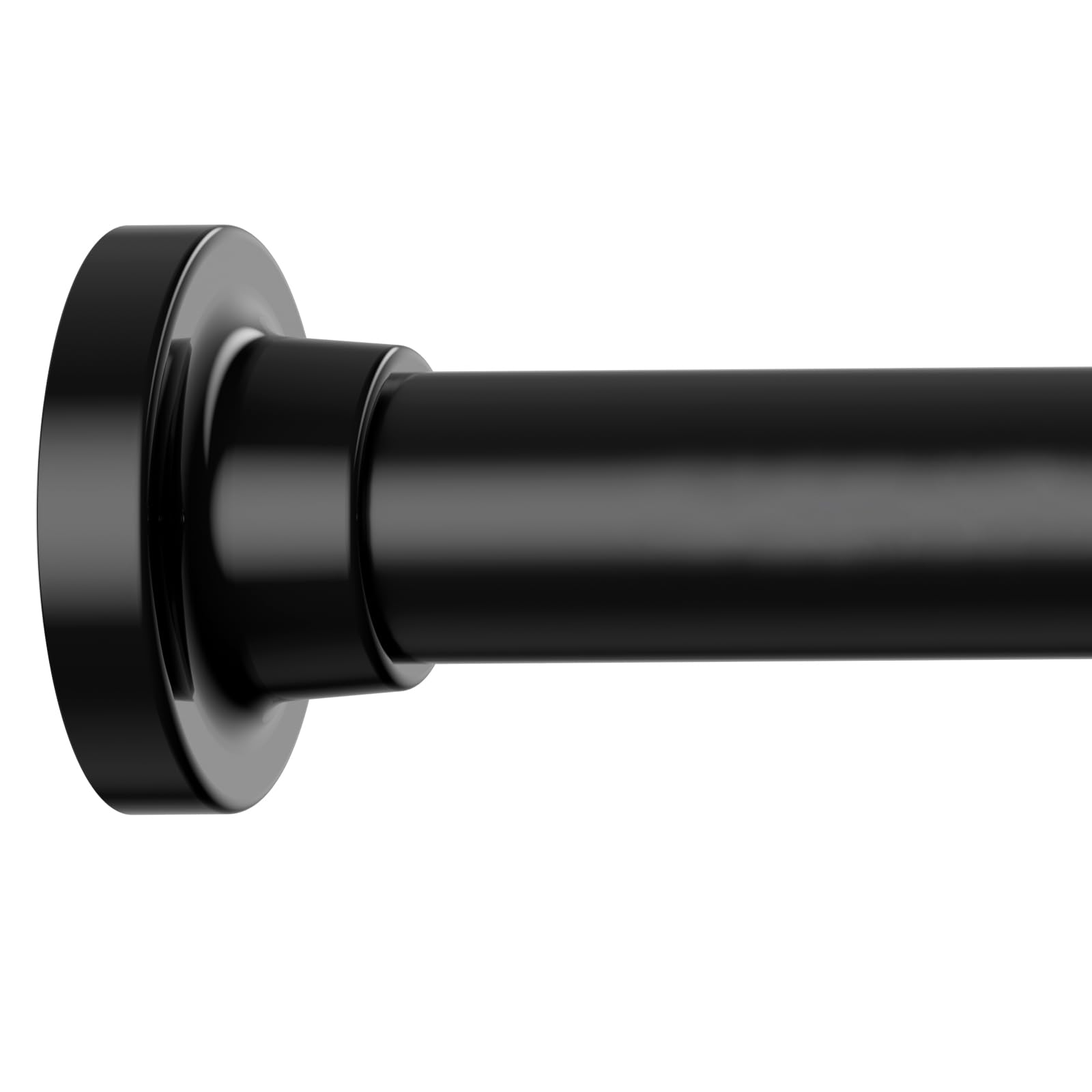 Long Tension Curtain Rod 40-148inch Black Curtain Rods no Drilling