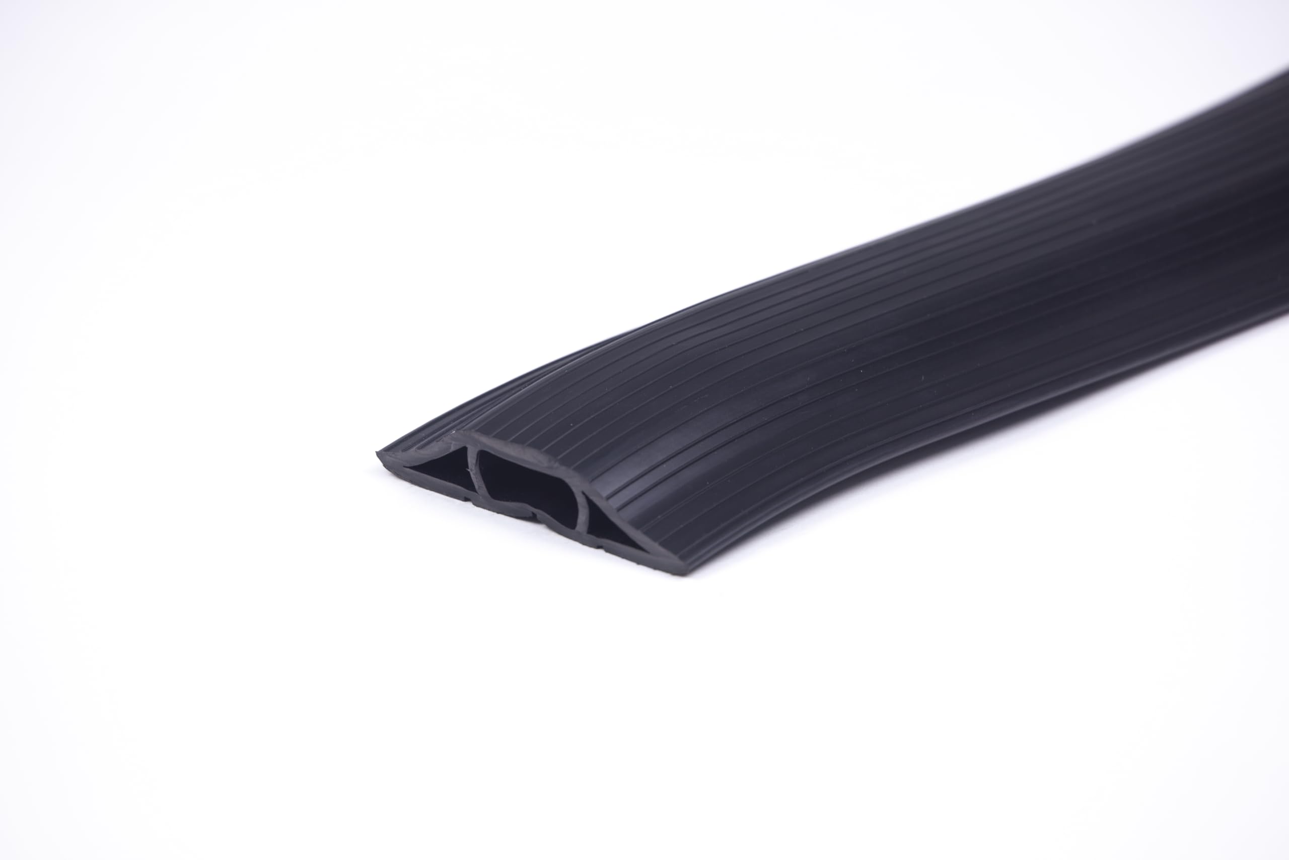 The Ramp People 7m Black Floor Cable Protector 1m-9m (Channel size 20mm x 10mm) (7000mm)
