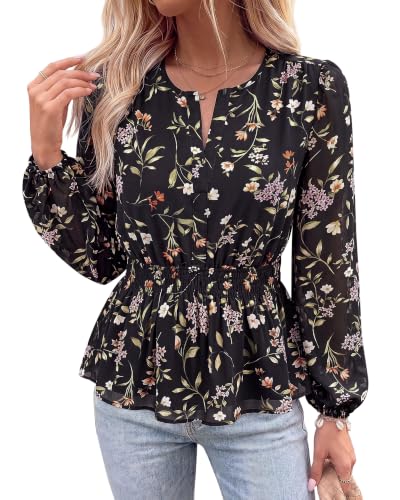 BTFBM Camisas de gasa floral J - image 1