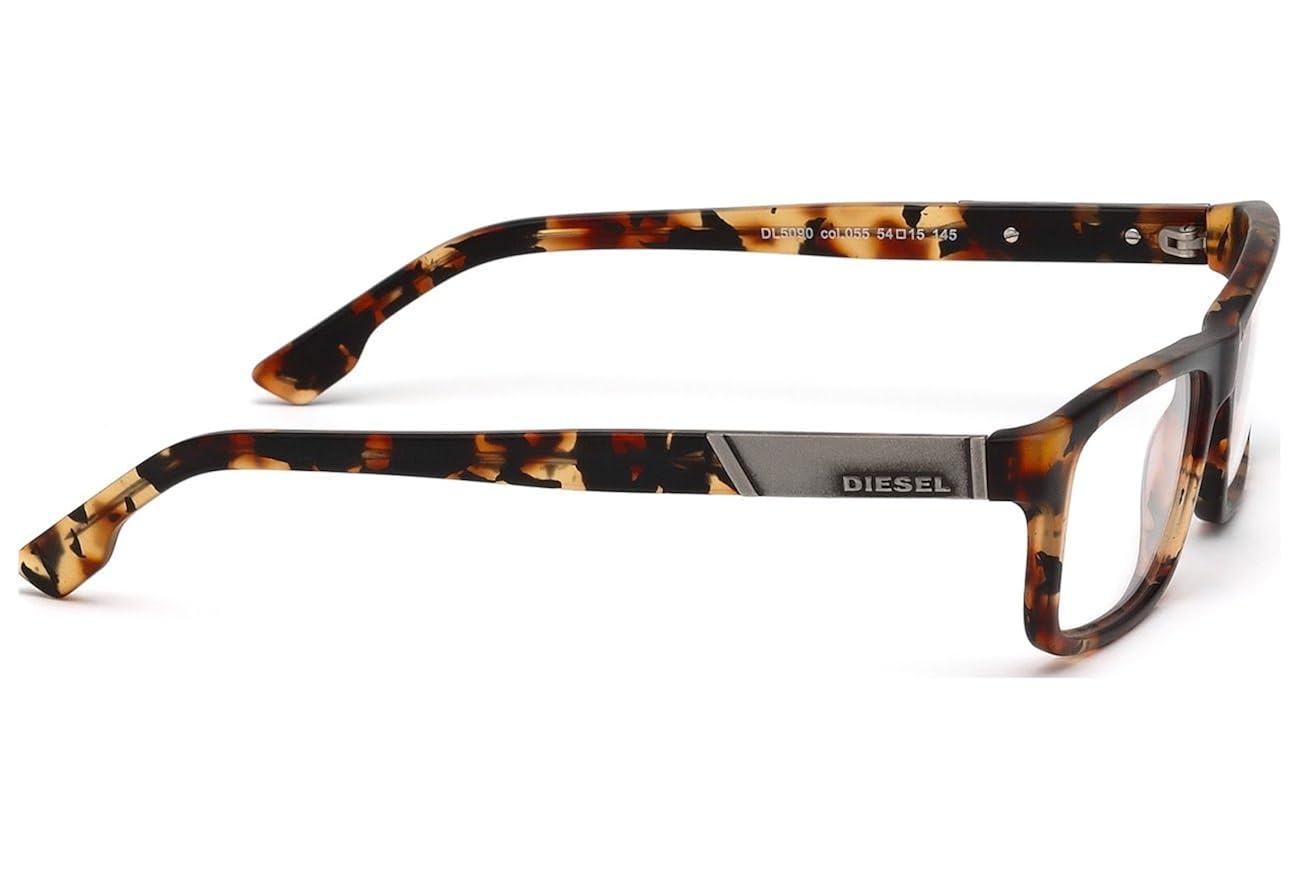 Buy Diesel DL5090 Eyeglass Frames Coloured Havana Frame, 54 mm Lens