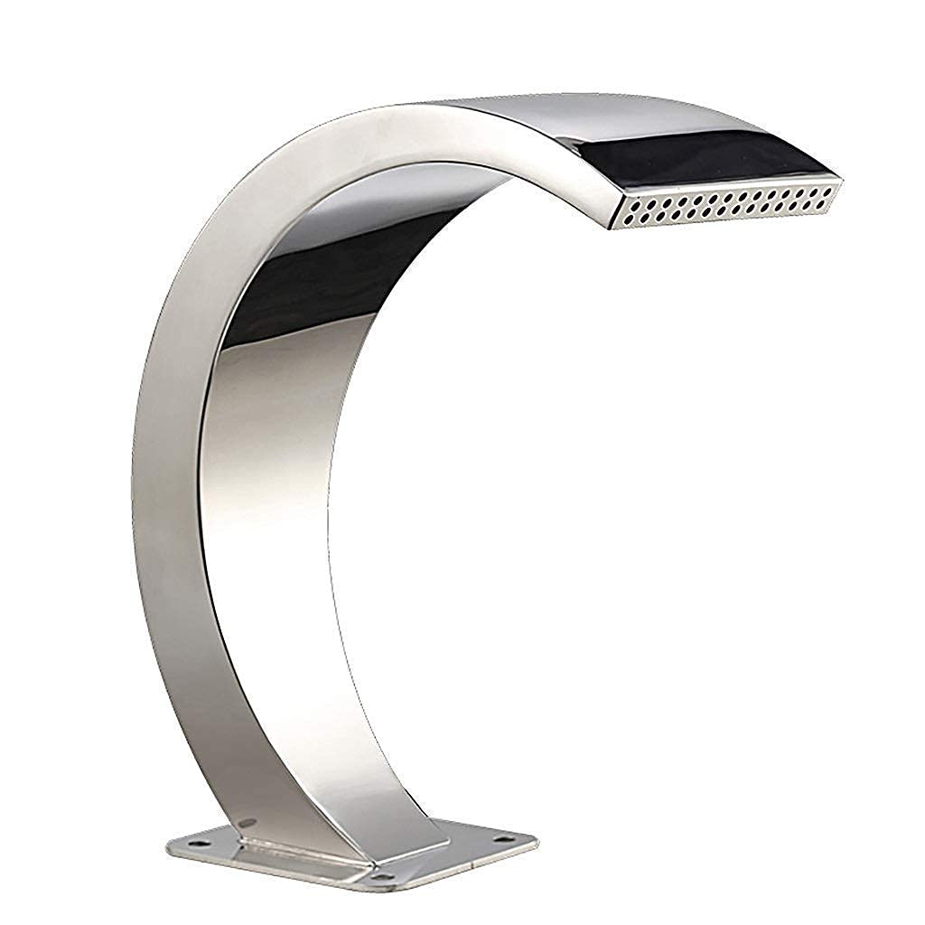 Fontaine Cascade extérieure en Acier Inoxydable pour Jardin, Piscine et Bassin à Poissons - Design élégant pour des espaces Aquatiques apaisants