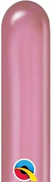 Qualatex 58287 Chrome - Mauve Latex Balloons, 260Q, Mauve, Pack of 100