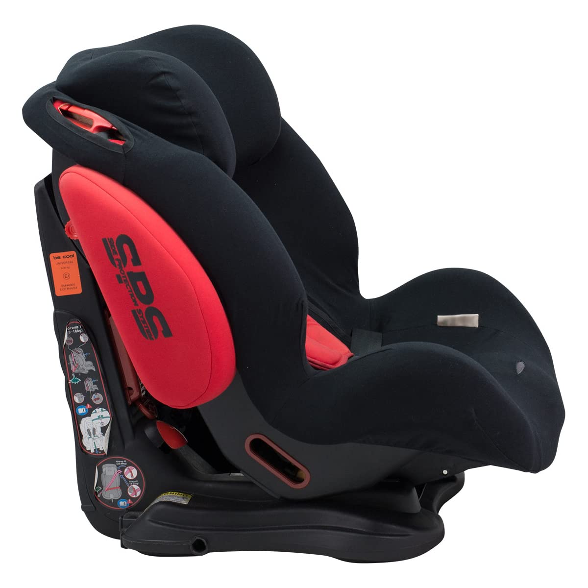 JYOKO KIDS Rivestimento per seggiolino auto in cotone compatibile con BeCool Thunder, Foppapedretti, BQ-06 (Black Series)