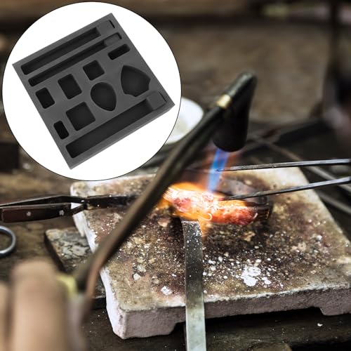 11-in-1 Graphite Ingot Mold, 11 Holes Graphite Molds for Smelting High-Purity Casting Refining Metal Melting Gold Silver Copper Aluminum Brass