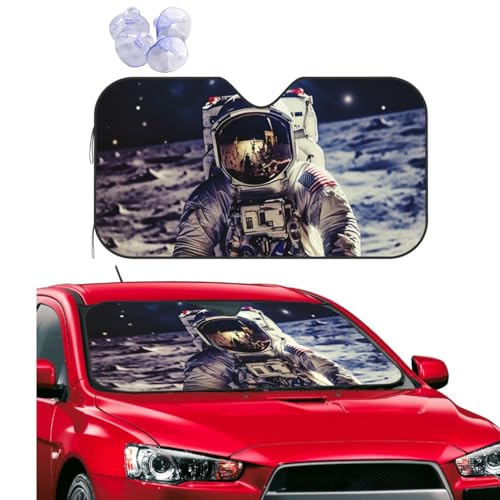 Parasol de coche astronautas para parabrisas delantero protector térmico universal M