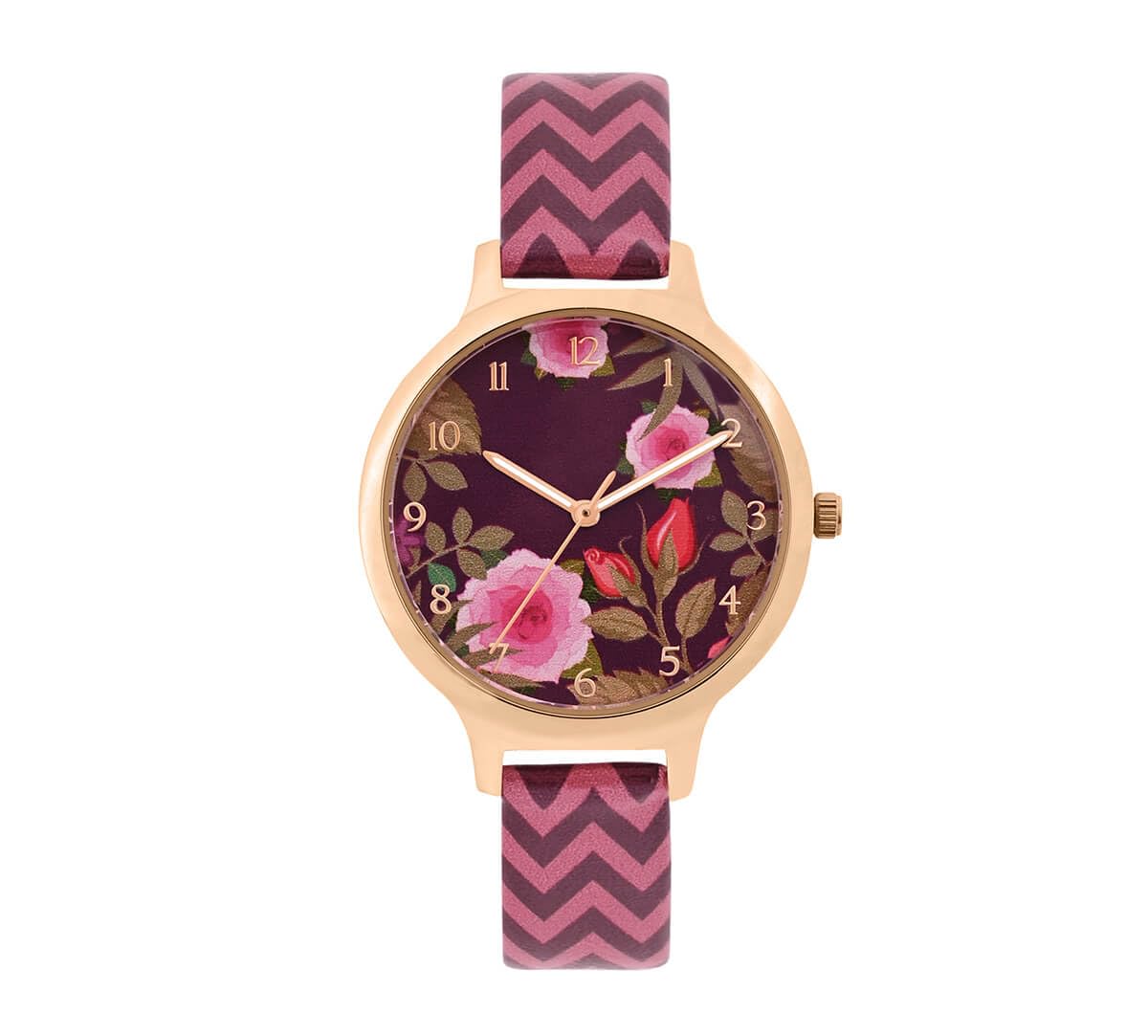India Circus by Krsnaa Mehta Folly Rosettes Wrist Watch (B0D3HW6R7B) Amazon Price History, Amazon Price Tracker