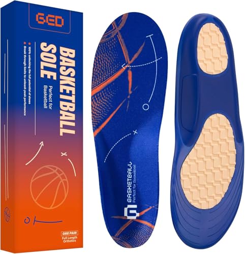 Basketball Shoe Insoles - GED Sports Inserts for Arch