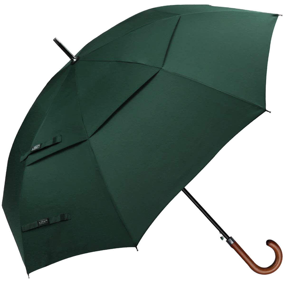 G4Free 52 62inch Wooden J Handle Golf Umbrella Windproof UV Protection Classic Stick Wedding Cane Umbrellas Auto Open