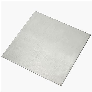 Titanium Sheet Metal Pure Ti Titanium Sheet Foil TA2/GR2 High Purity Experimental Materials Element Science Research 3.9 x 3.9 x 3.9 inches 0.5 x 100 x 100 mm