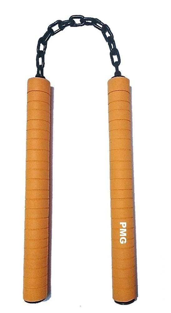 See full amazon price history chart for PMG Foam Nunchaku, Orange Colour Foam Handle 10" with 9" Black Metal Chain, (Martial Art & Equipment nanchaku) (Pack of 1) PMG Foam Nunchaku, Orange Colour Foam Handle 10" with 9" Black Metal Chain, (Martial Art & Equipment nanchaku) (Pack of 1) (B09822WY8R) Amazon Price History, Amazon Price Tracker